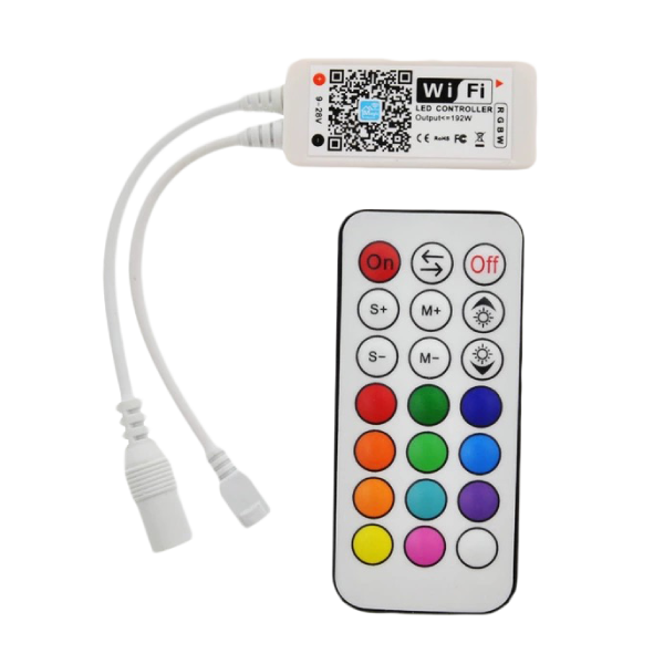 [MINICONRGBWIFI] MINI CONTROLEUR WIFI LED RGB -RF- 12A