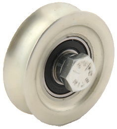 [RBU100] ROUE POUR PORTAIL COULISSANT GORGE "U" D100